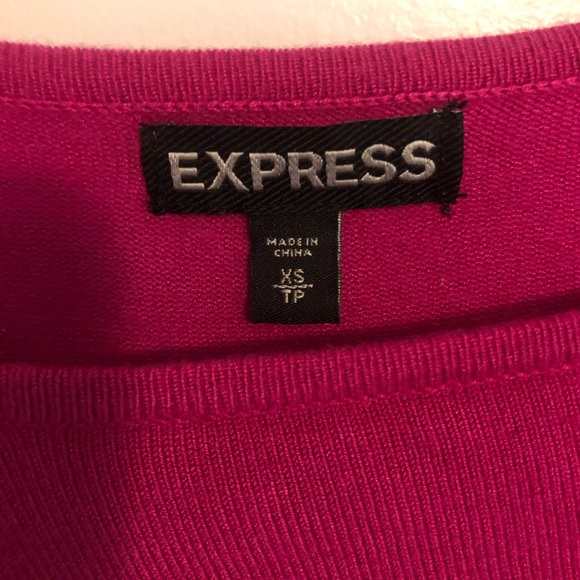 Express Long Sleeve Knee length fitted dress sz XS - Picture 3 of 3